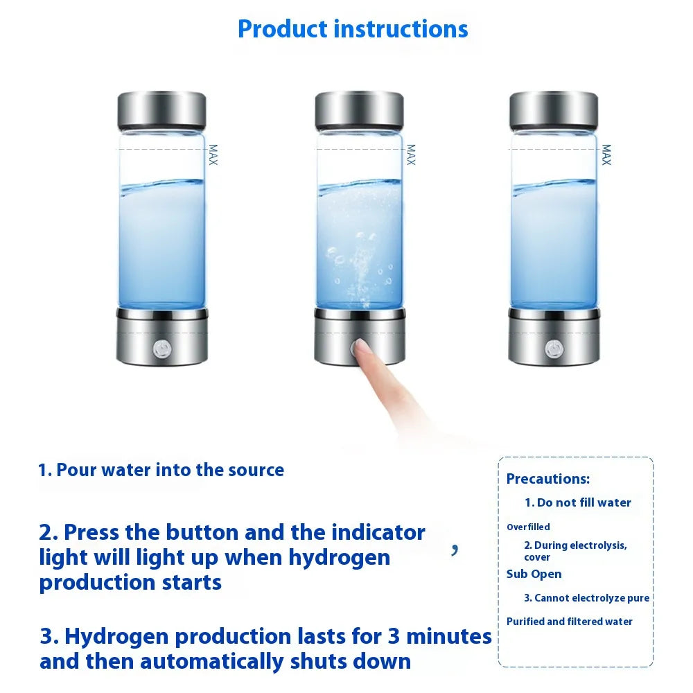 SPE Quantum Hydrogen-Rich Water Cup Zpaxo