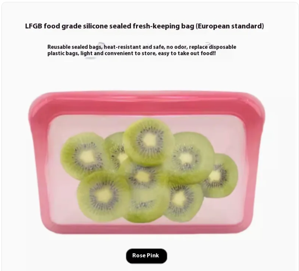 Silicone Food Storage Bag Zpaxo