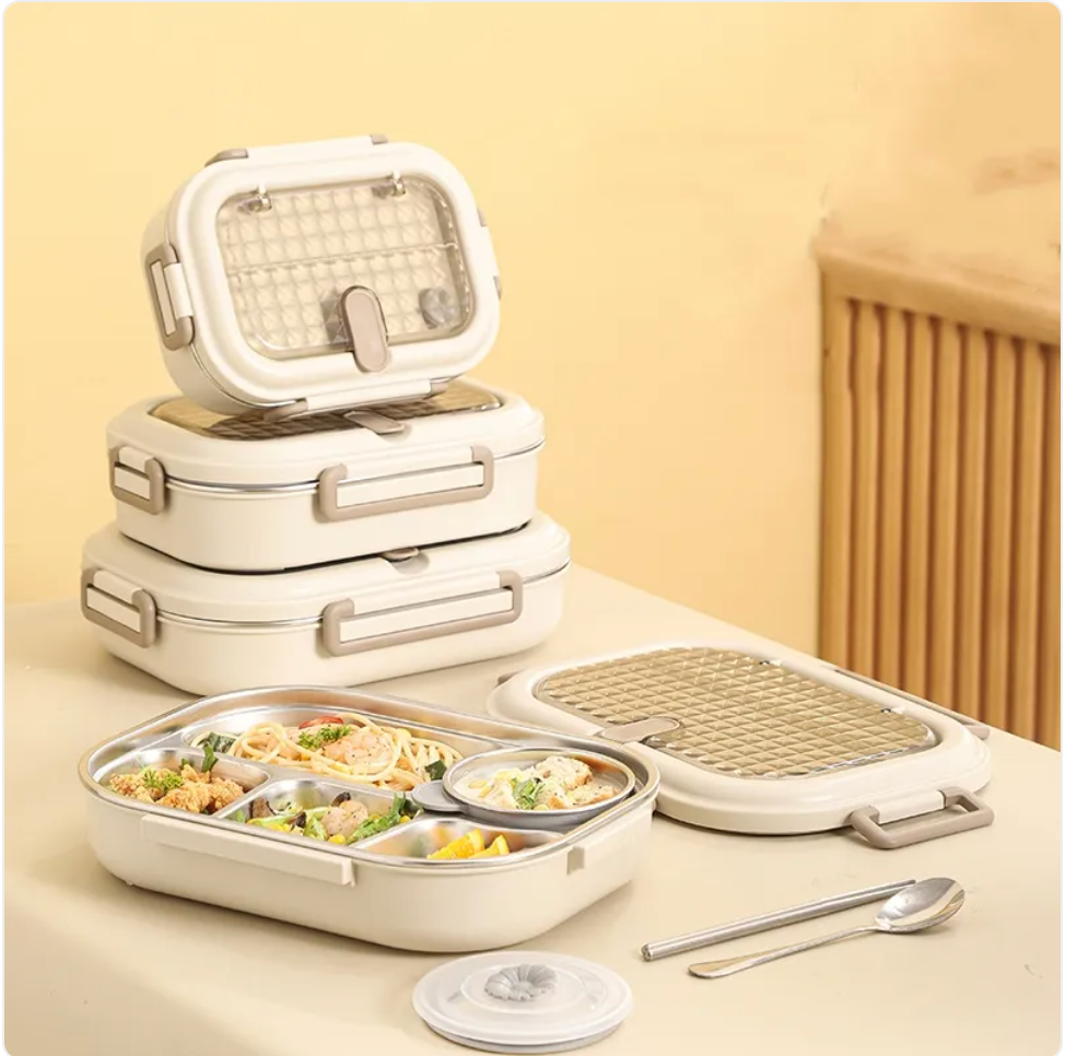 304 Stainless Steel Microwaveable Bento Box Zpaxo