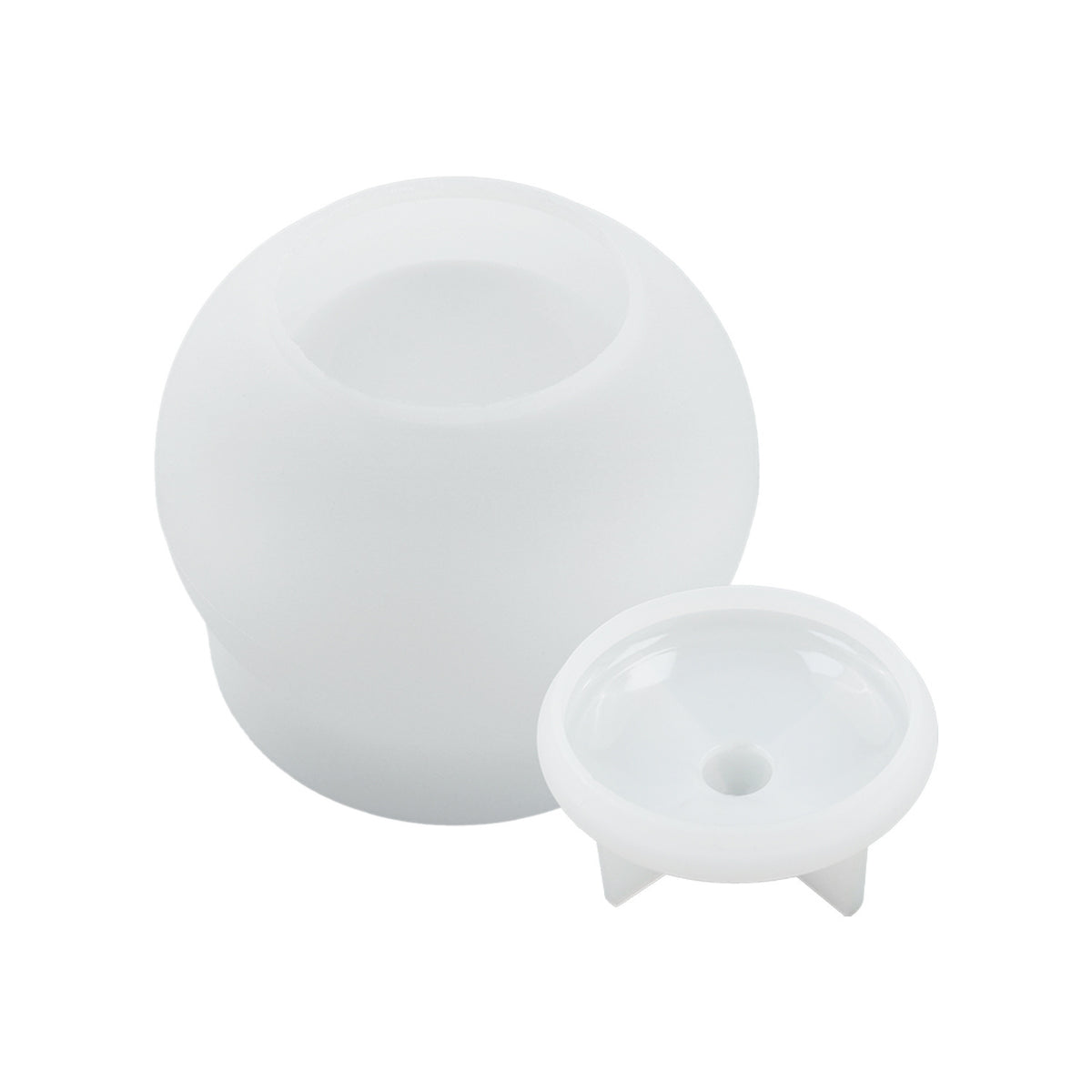 DIY Epoxy Resin Crystal Drop Silicone Mold with Lid