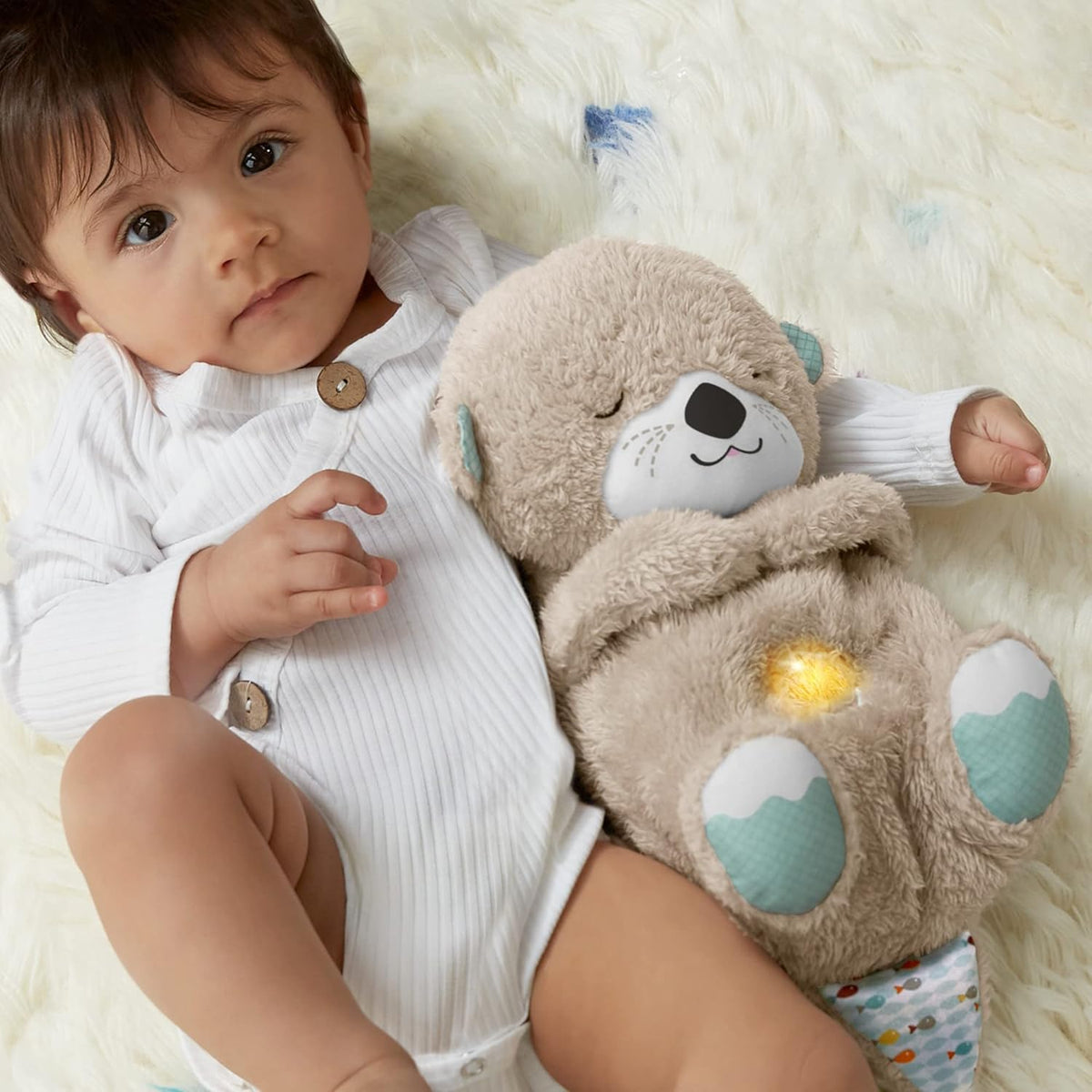 Breathing Bear Soothing Plush Zpaxo