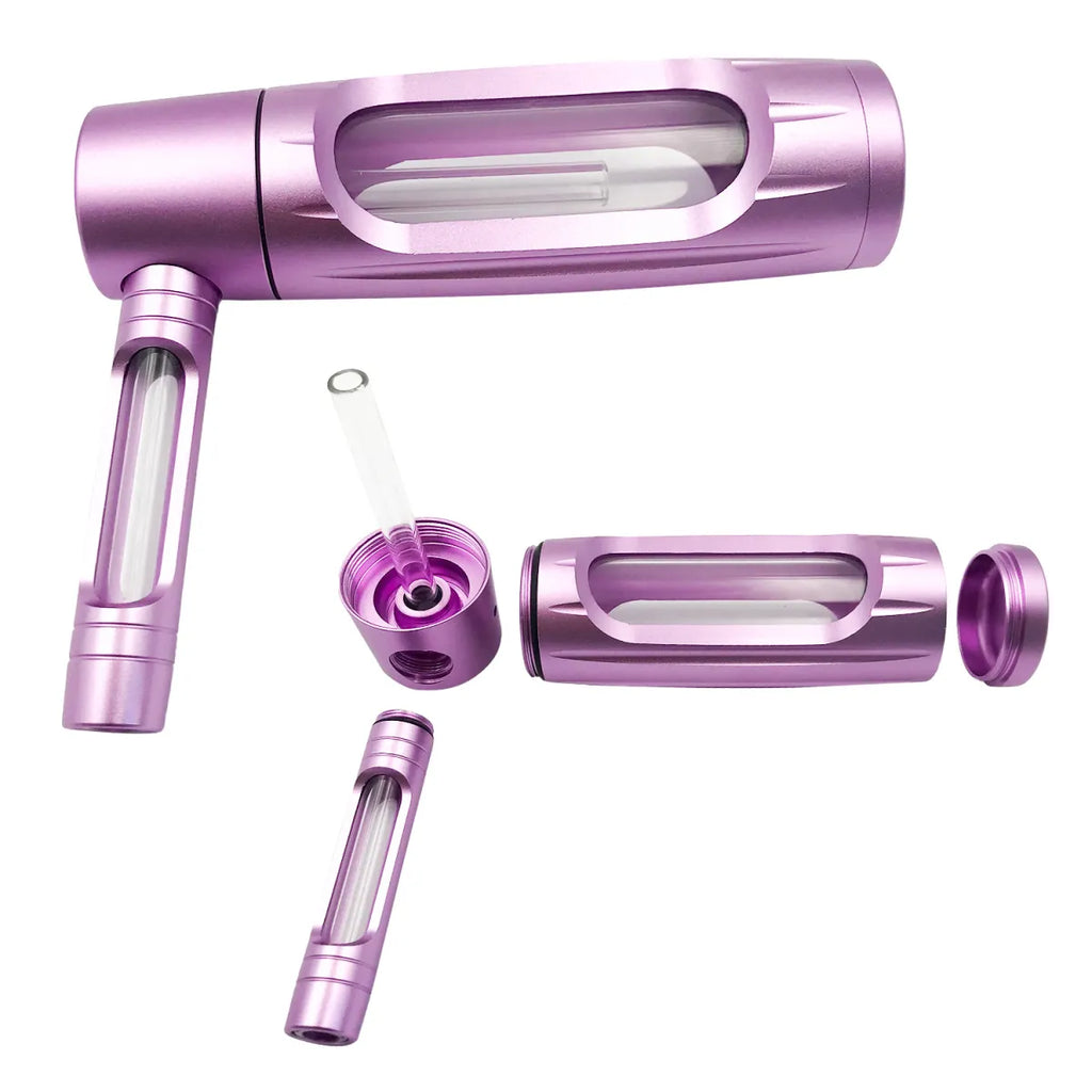 150mm Portable Aluminum Alloy Glass Pipe Zpaxo