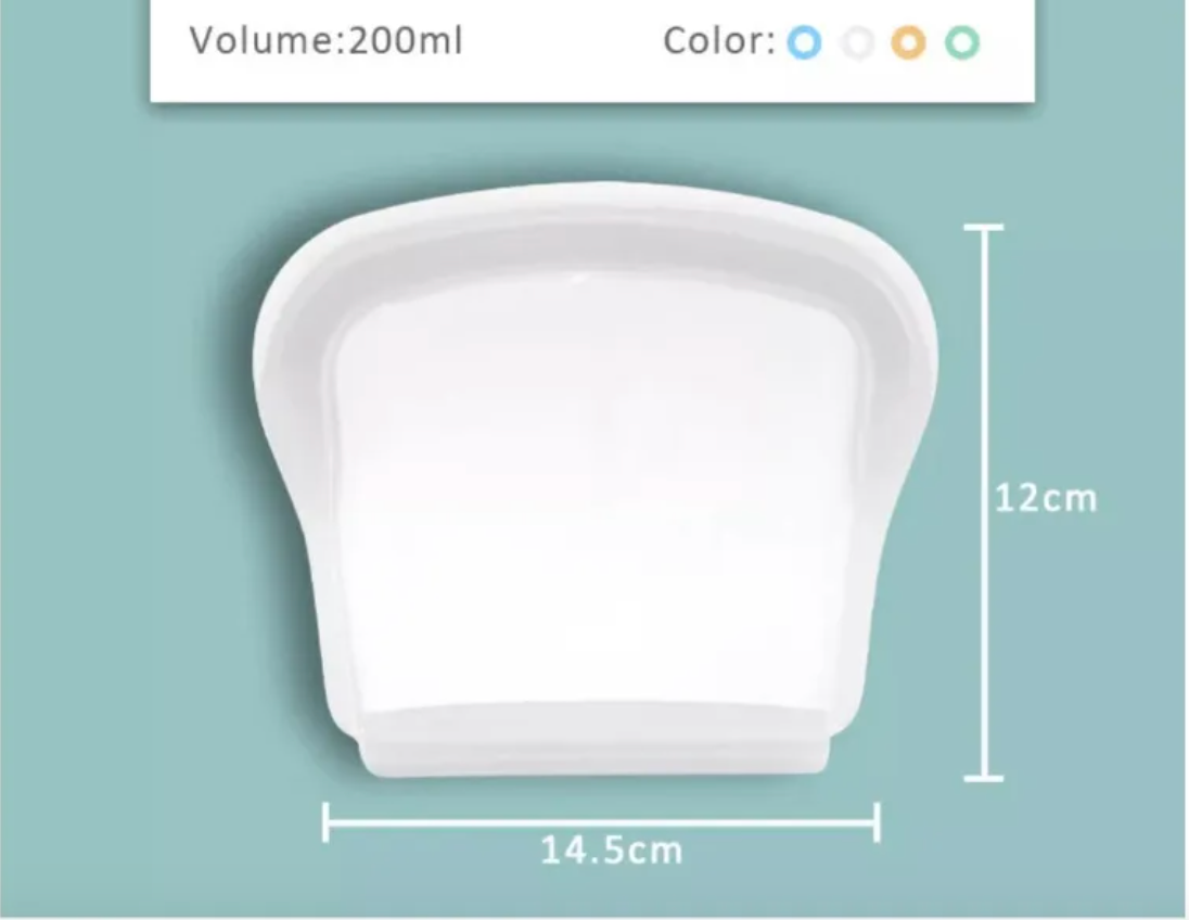 Silicone Food Storage Bag Zpaxo