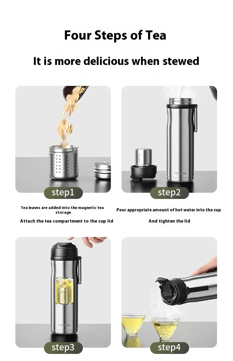 Magnetic Tea Infuser Thermos Zpaxo