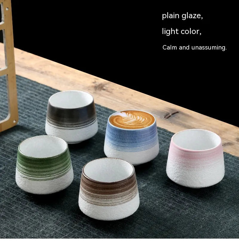 Retro Stoneware Ceramic Cup Zpaxo