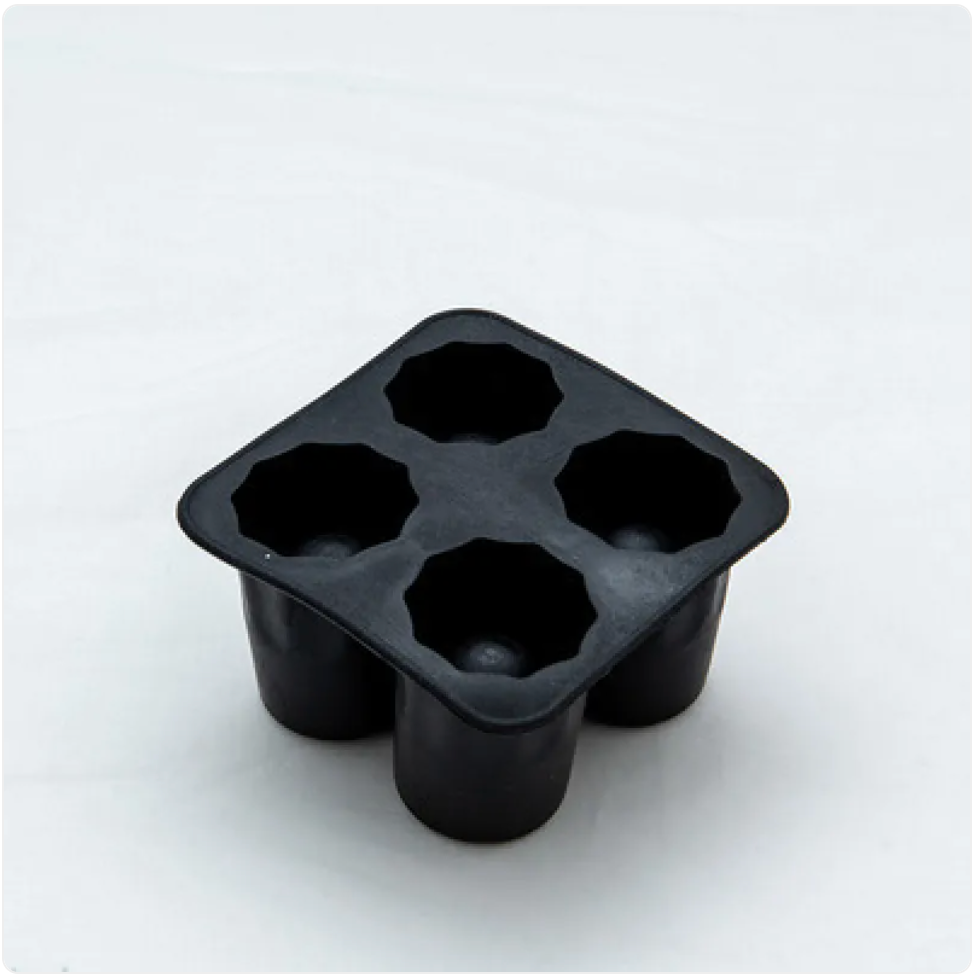 Ice Cup Silicone Mold Zpaxo Black