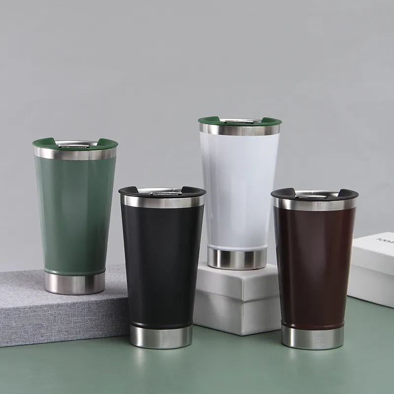 304 Stainless Steel Tumbler With Bottle Opener Zpaxo