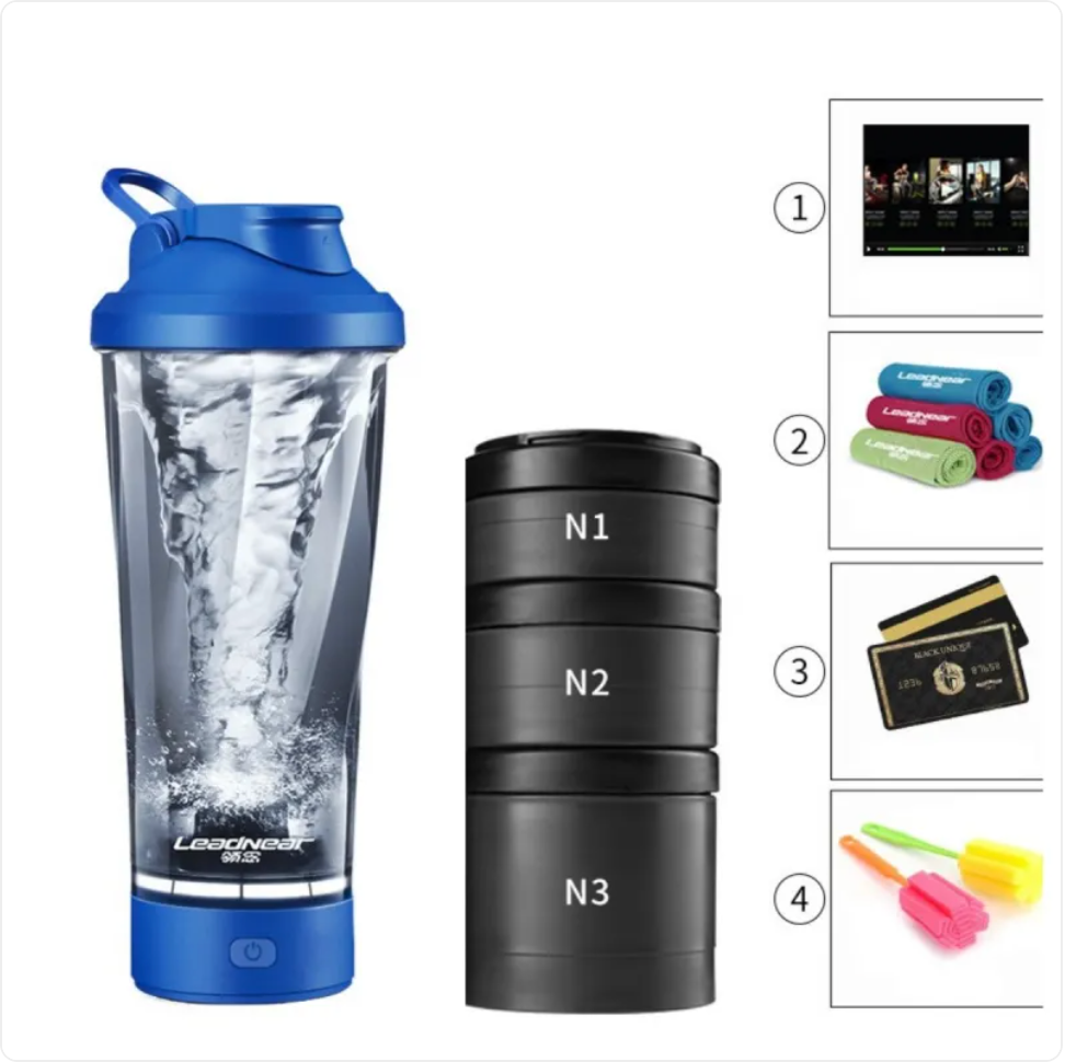 Portable Protein Shaker Bottle Zpaxo