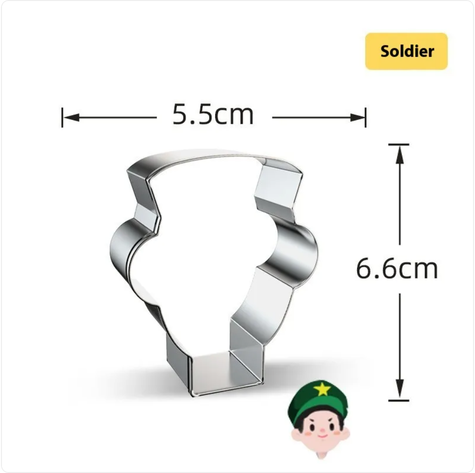 Military Shaped Cookie Cutter Zpaxo