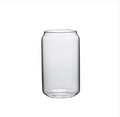 Transparent Glass Cup with Lid & Straw Zpaxo No Straw No Lid 400ml