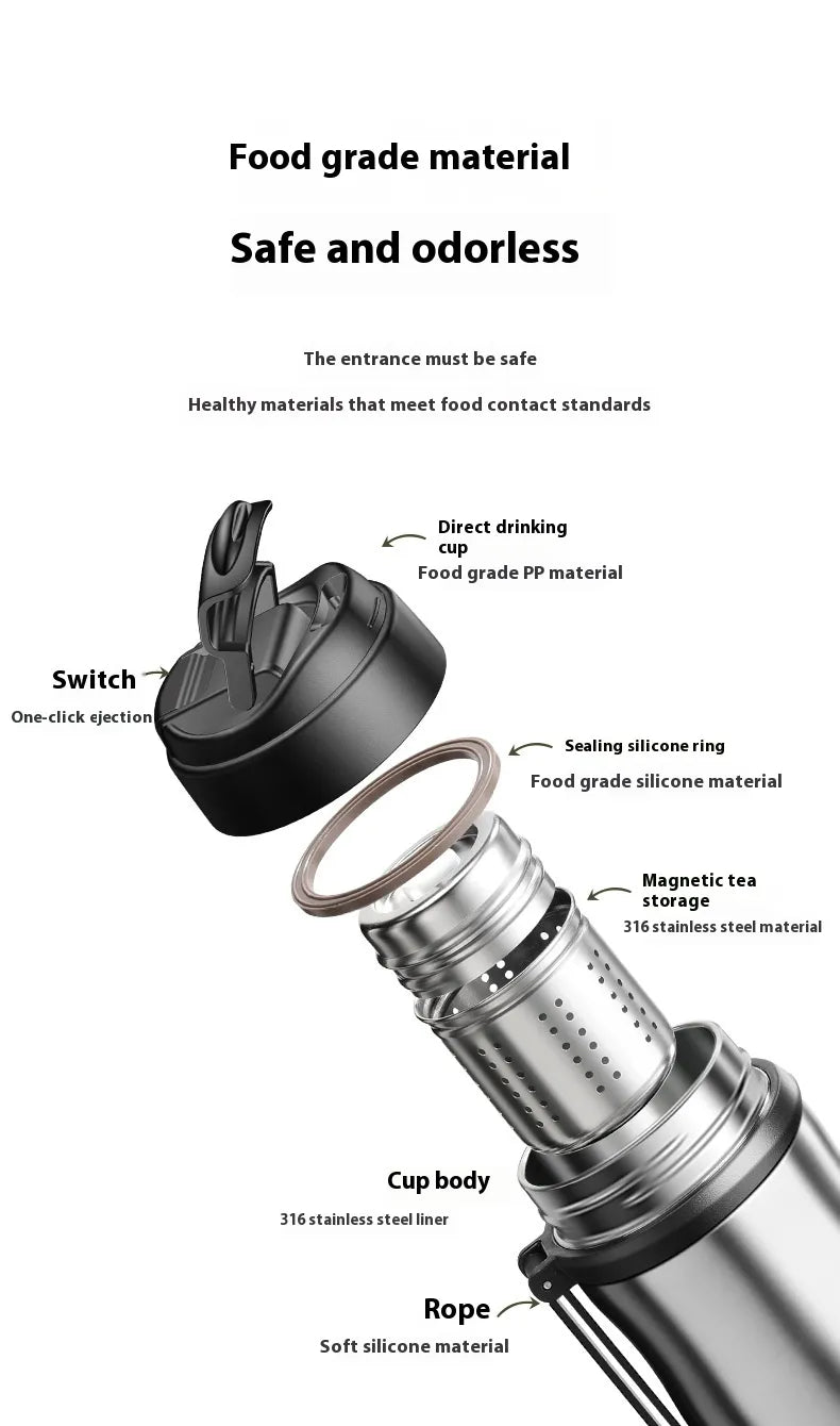 Magnetic Tea Infuser Thermos Zpaxo