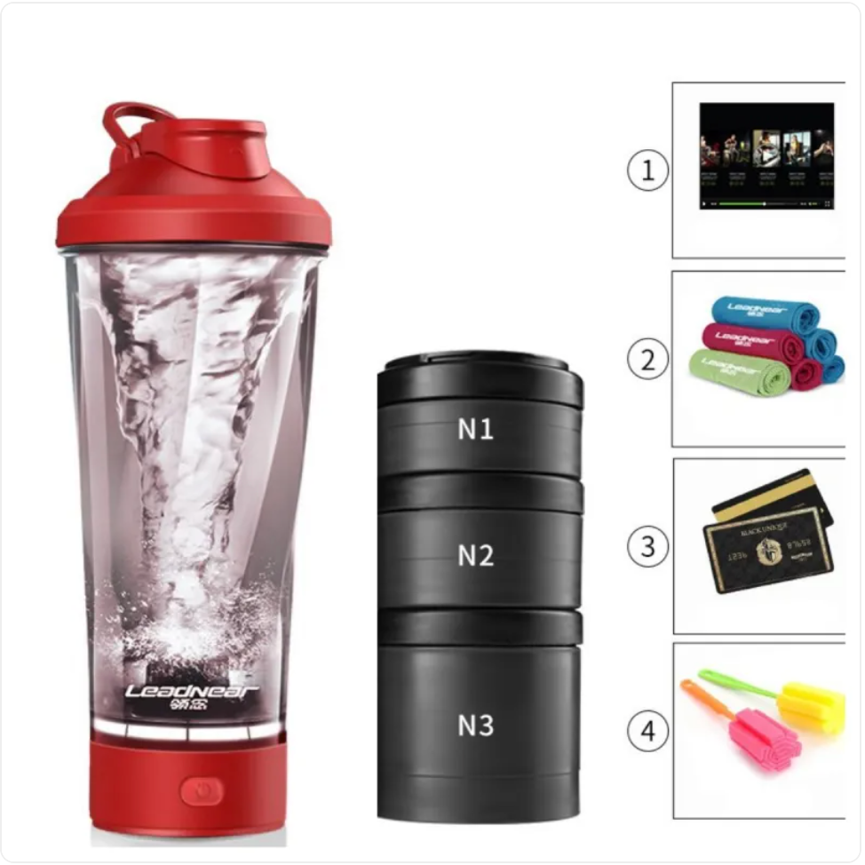 Portable Protein Shaker Bottle Zpaxo