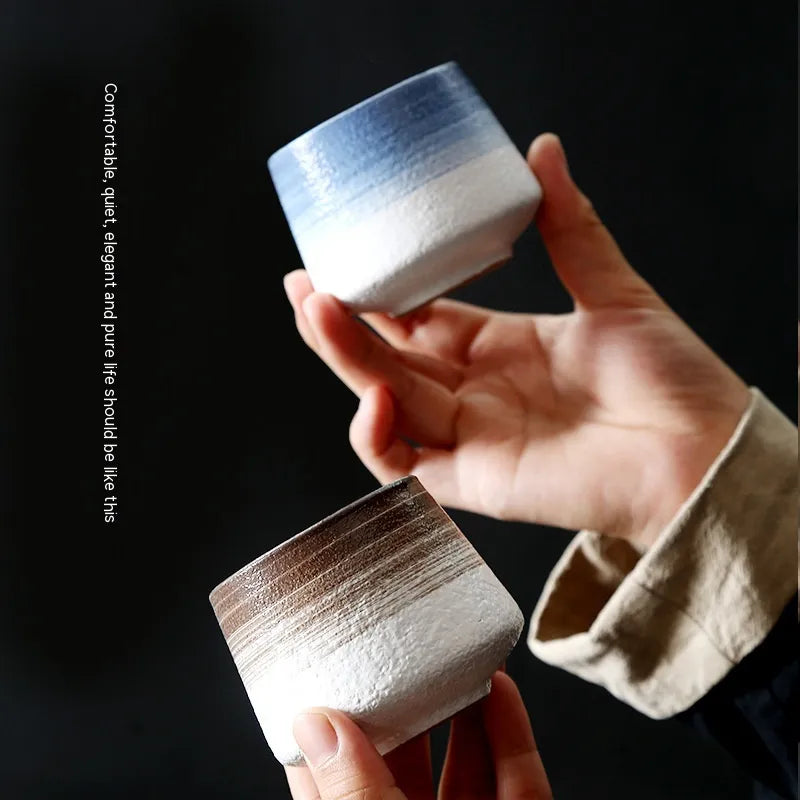Retro Stoneware Ceramic Cup Zpaxo