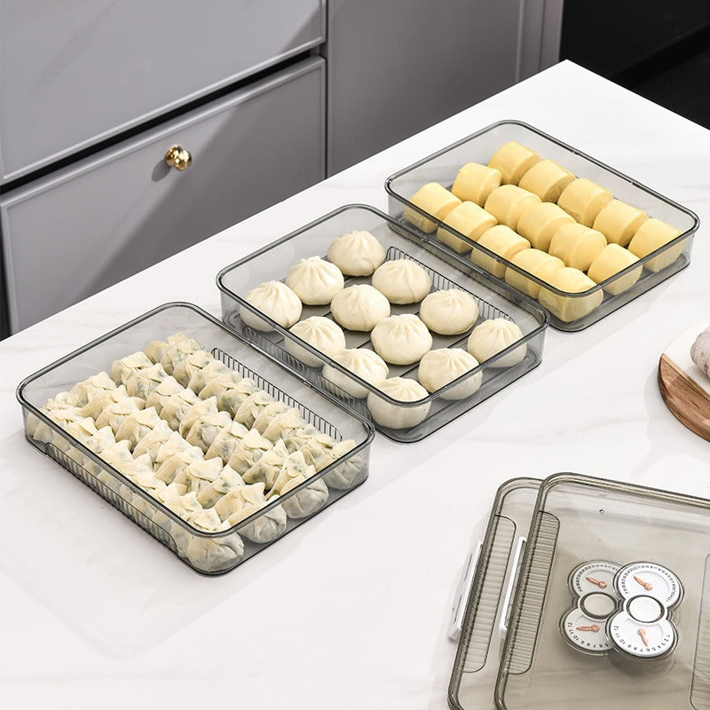 Dumpling Box Freezer Safe Storage Container Zpaxo