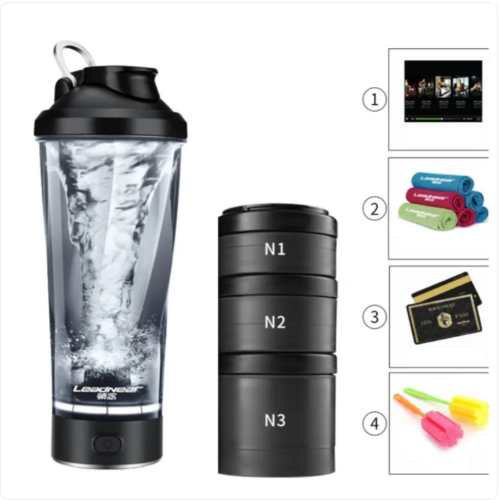 Portable Protein Shaker Bottle Zpaxo