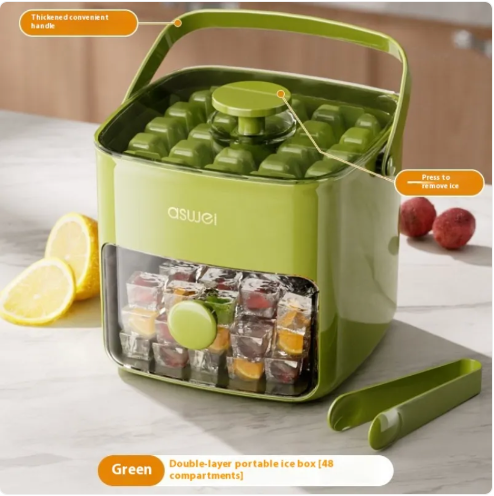 Large Ice Cube Mold Zpaxo Green