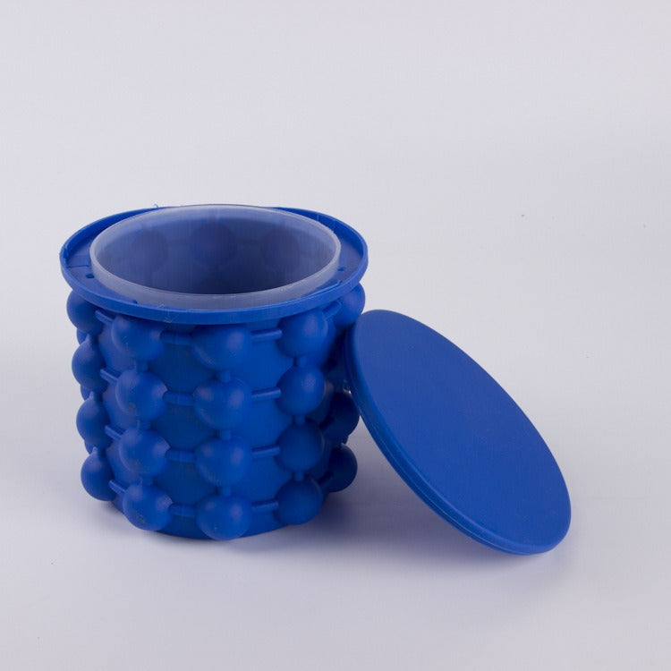 Whiskey Round Barrel 3D Champagne Ice Bucket Zpaxo