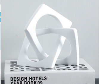 GeoTwist Modern Minimalist Geometric Decor Piece (One)