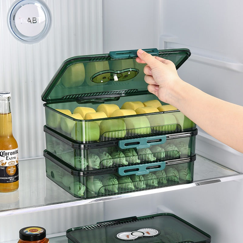 Dumpling Box Freezer Safe Storage Container Zpaxo