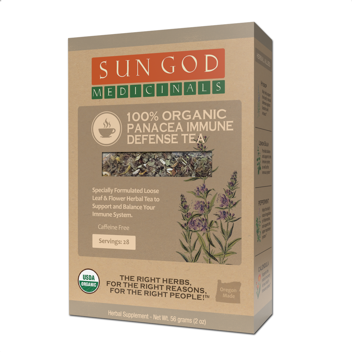 Panacea Immune Defense Organic Herbal Tea Zpaxo