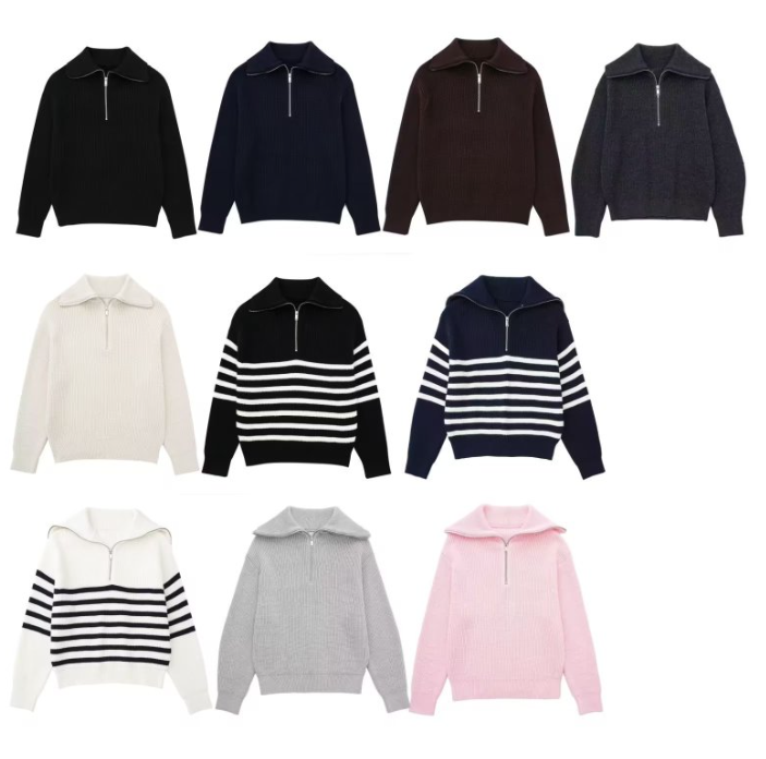Casual Wool Sweater Zpaxo
