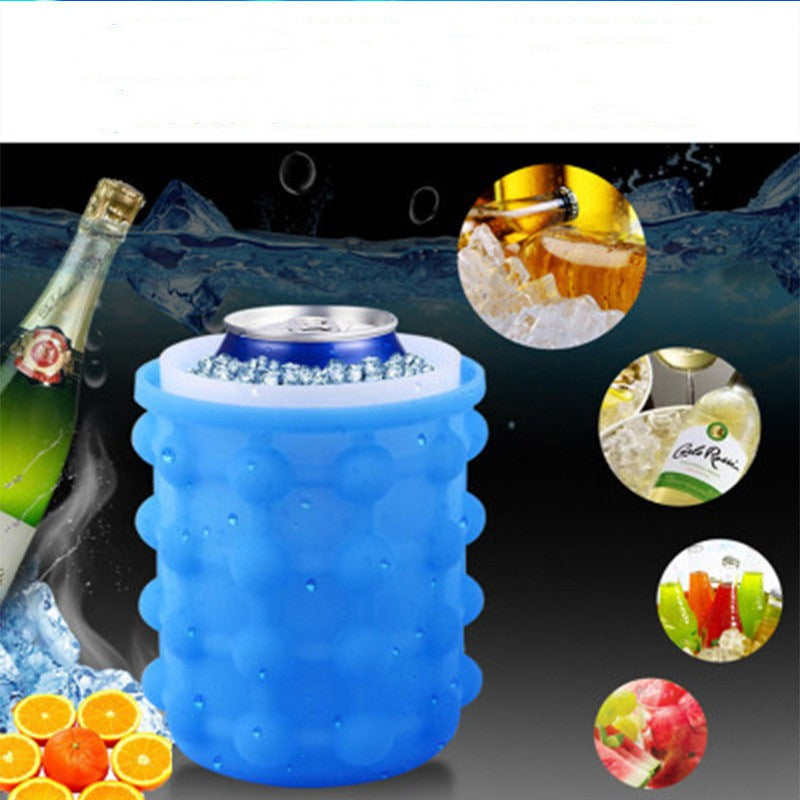 Whiskey Round Barrel 3D Champagne Ice Bucket Zpaxo