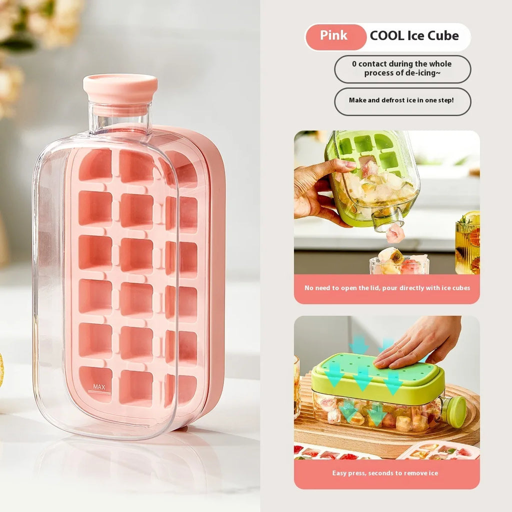 Portable One-Click Molding Cooling Cup Zpaxo Large Pink 800ml No straps