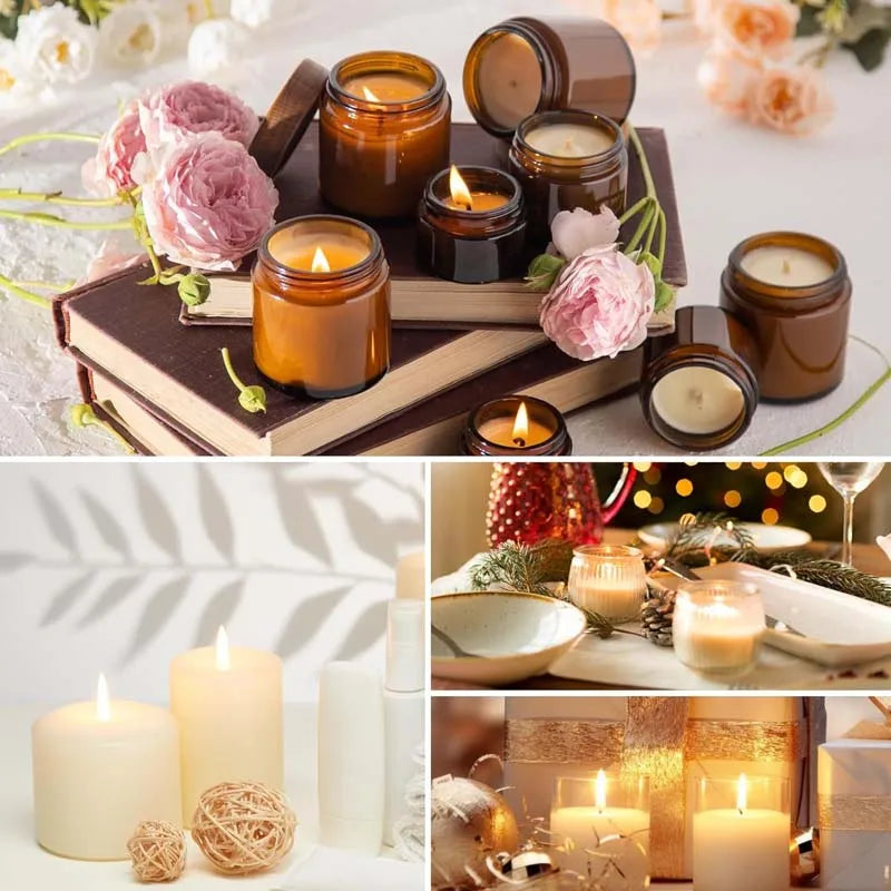 Soy Candle Making Kit – 200g Wax, 50 Wicks & Accessories Candle Making Kit Zpaxo