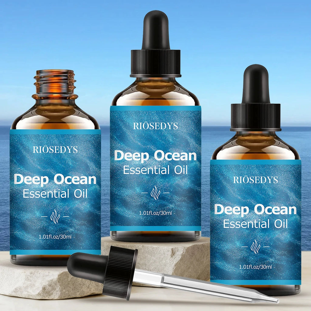 Deep ocean essential oil, with a sea breeze scent, suitable for body massage and aromatherapy, providing powerful moisturizing Zpaxo