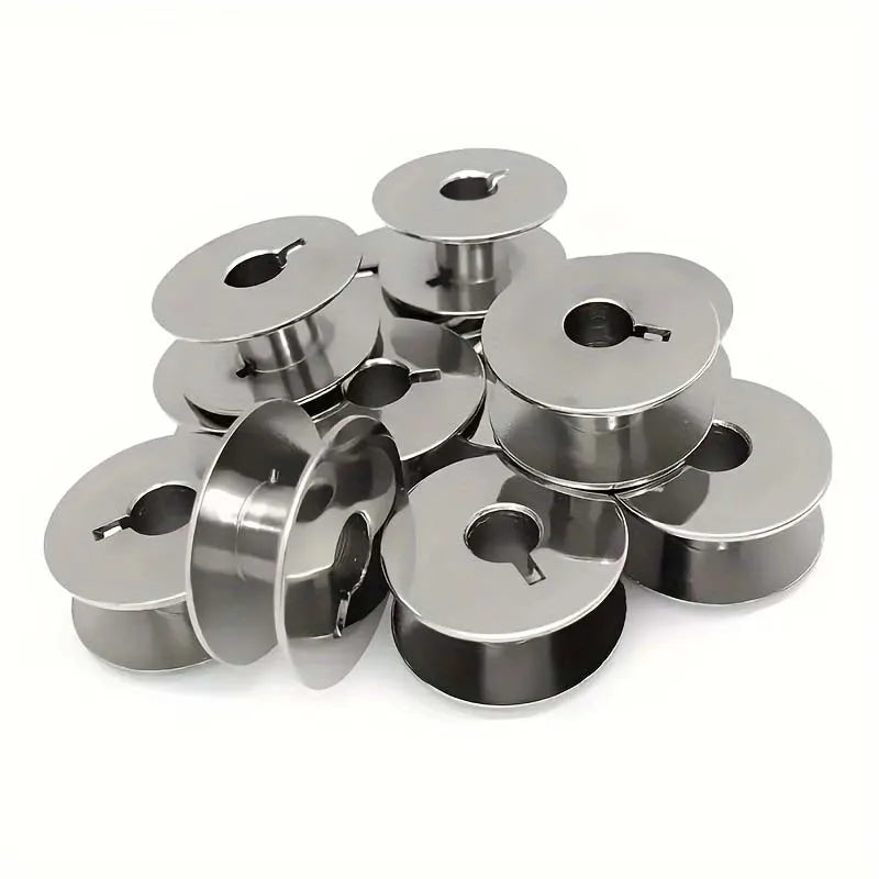 Metal L Bobbins for Singer Brother Janome Bernina – 5/10/20 Pack Sewing Machine Bobbins Zpaxo 20PCS