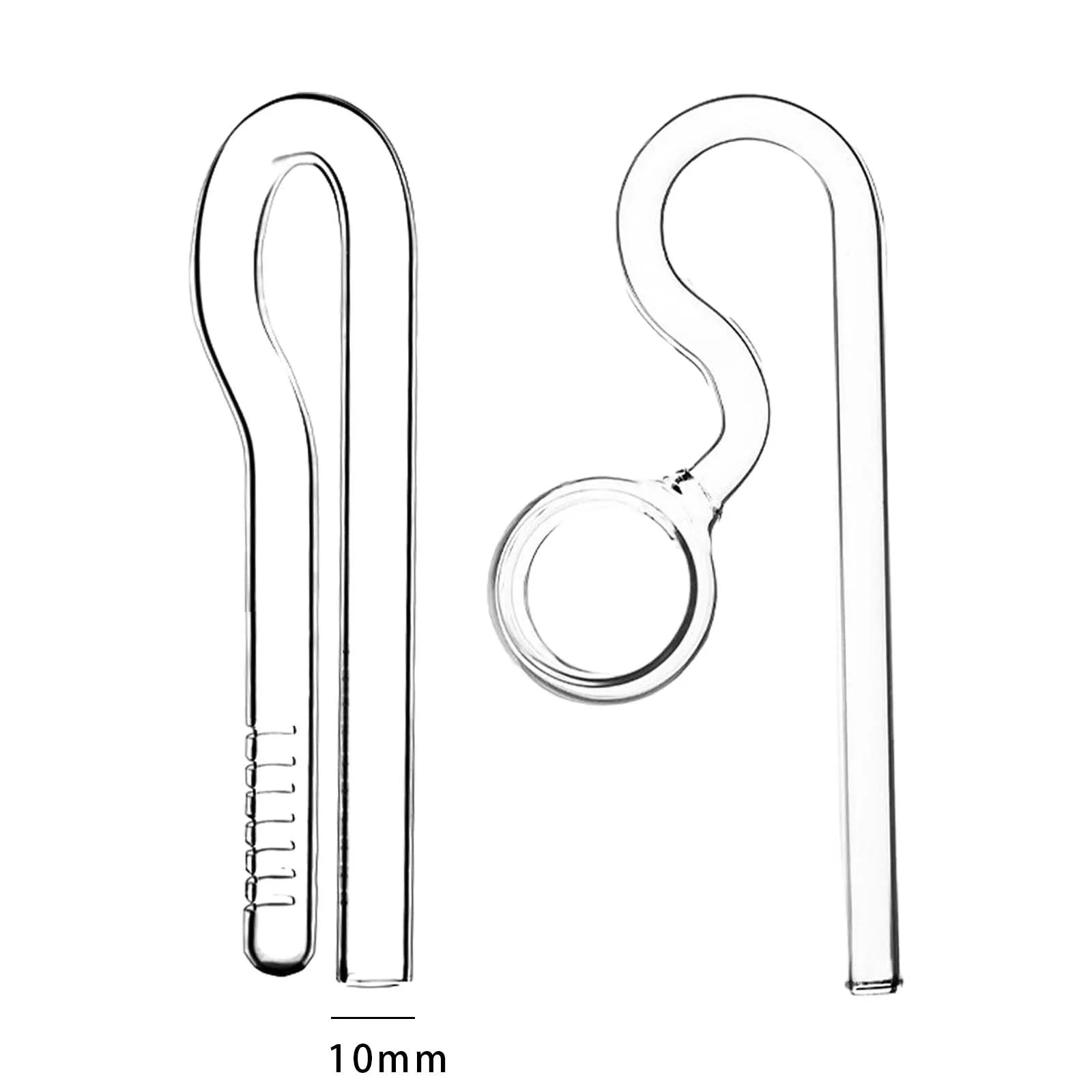 Aquariums Lily Tube Inflow Outflow Surface Aquariums Water Plant Tank Filter 10/17mm Transparent Easy to Clean Glass Lily Pipe Zpaxo 10mm