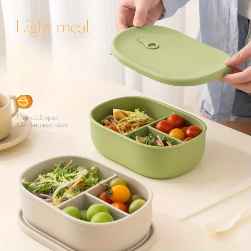 Silicone Food Storage Containers Pre-meal Preparation Microwave Zpaxo