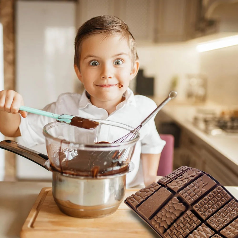 Chocolate Bar Molds Non-stick Chocolate-filled Pistachio Bars Zpaxo
