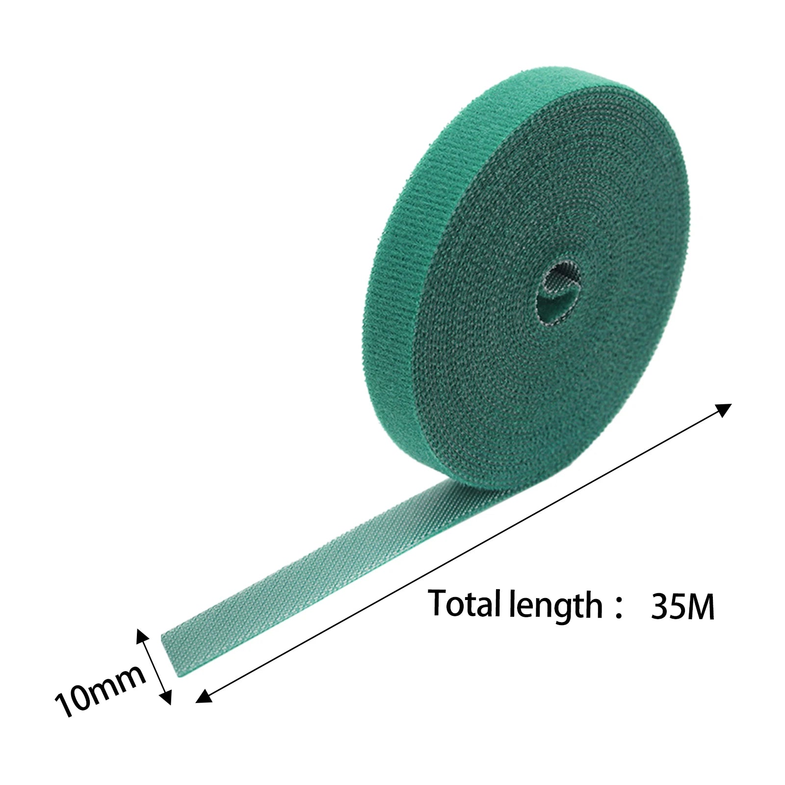35m Reusable Plant Ties Nylon Garden Tie Tree Straps twist tie Green Fastener Tape for Cucumbers Climbing Plants Straightening Zpaxo 35mx10mm