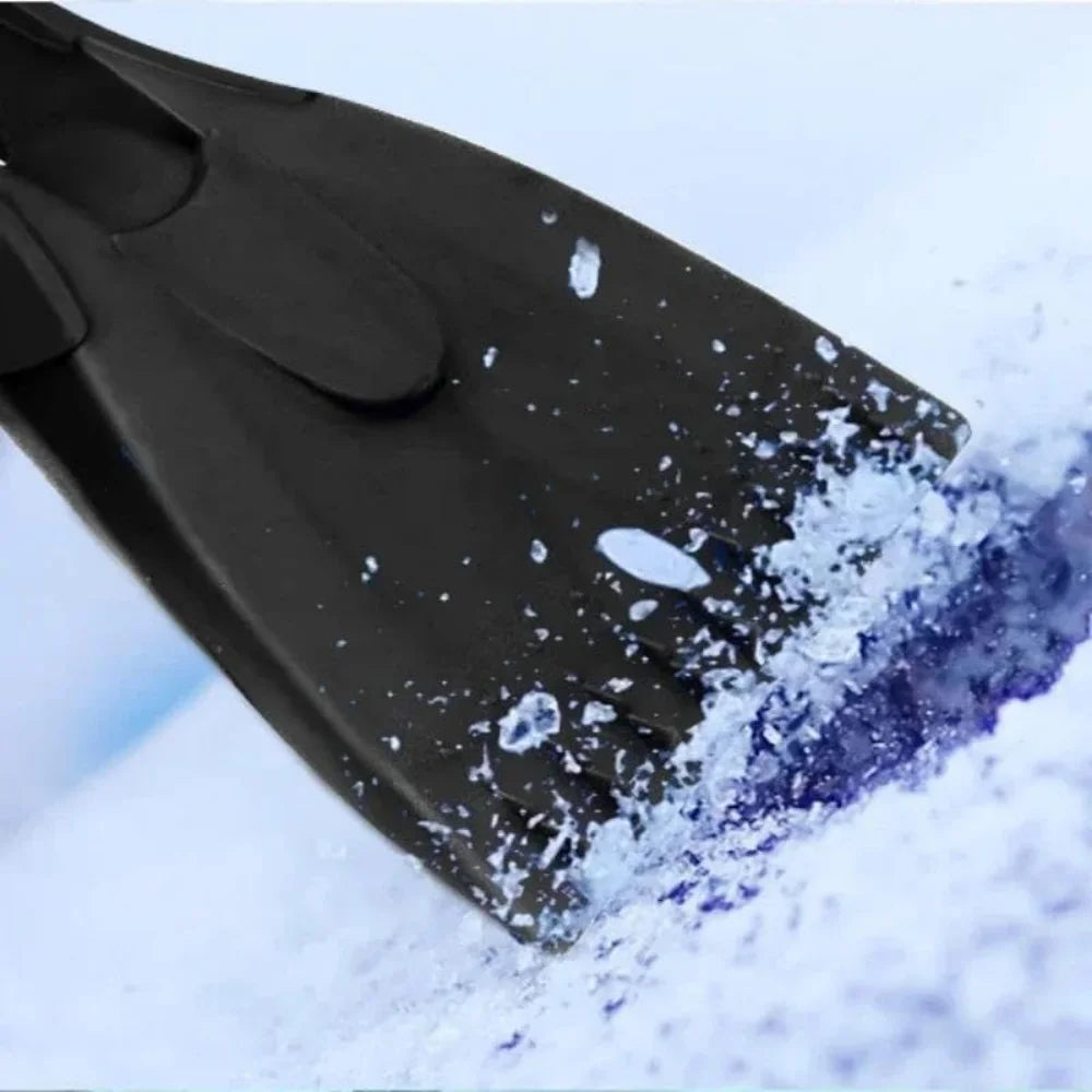 Silicone Car Deice Maker Ice Shovel Snow Soft-handled Scraper Winter Zpaxo