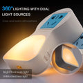 2-in-1 Portable Wall Outlet LED Night Light Dusk Dawn Sensor USB Zpaxo EU