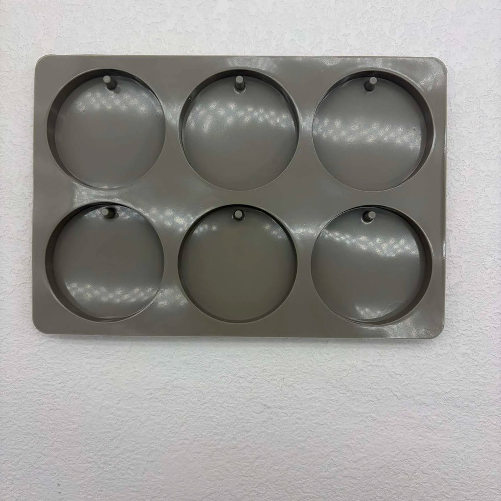 Round Silicone Pendant Mold for Epoxy Resin & Candlestick Casting Resin Craft Mold Zpaxo B