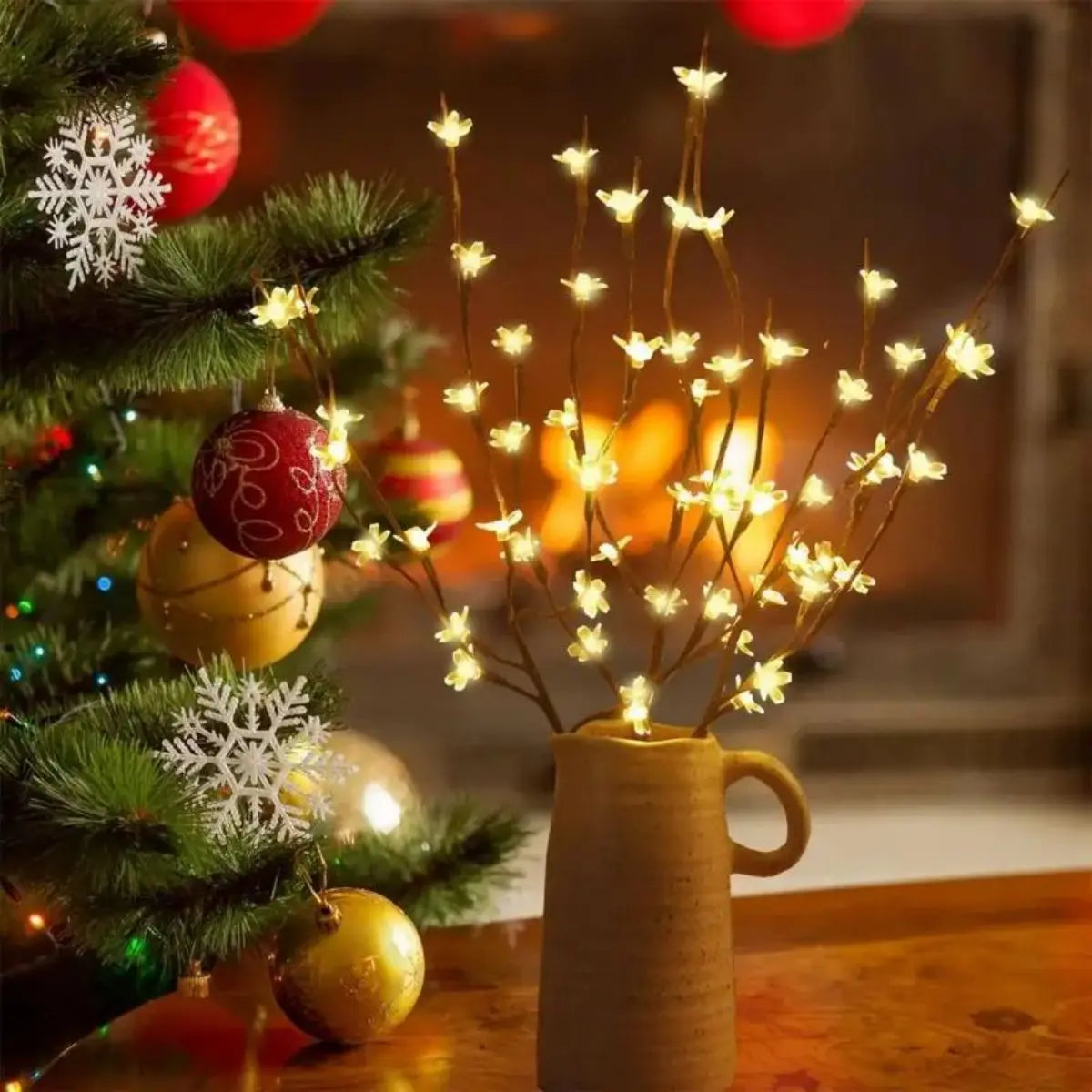 20 LED Cherry Blossom Tree Landscape Lights Wedding Birthday Zpaxo