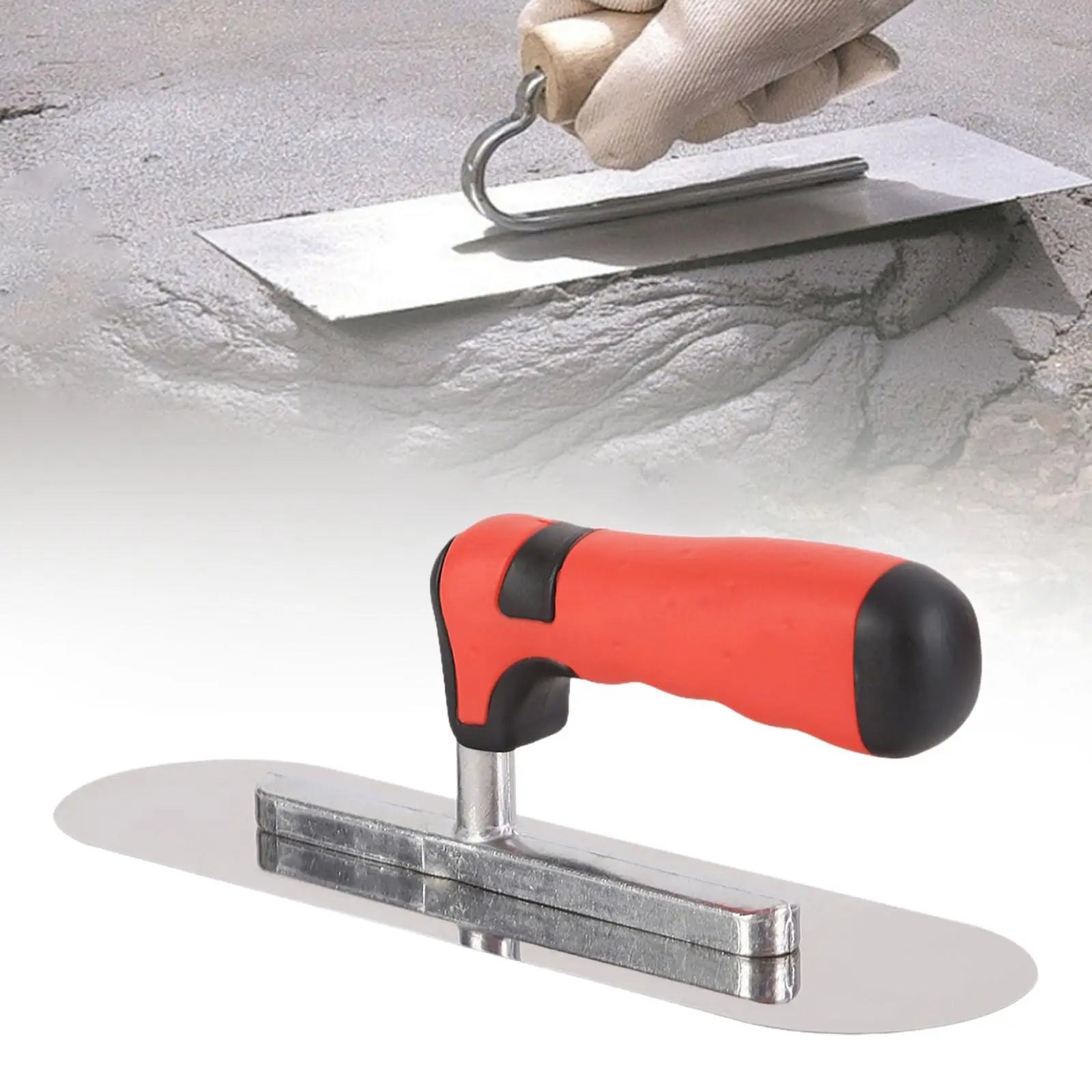 Stainless Steel Plastering Trowel for Drywall Plastering Construction Cement Tiling Scraping Concrete Flat Finishing Trowel Zpaxo