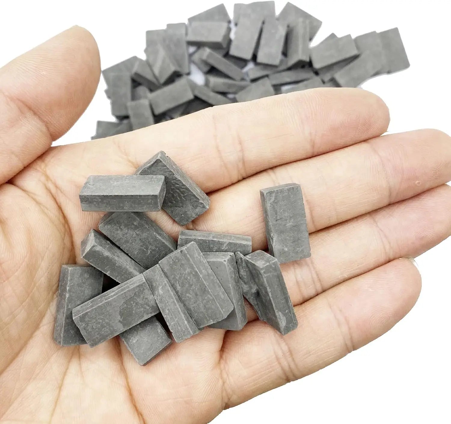 1:35 Scale Handmade Dark Gray Model Brick Walls – Diorama Diorama Model Accessory Zpaxo