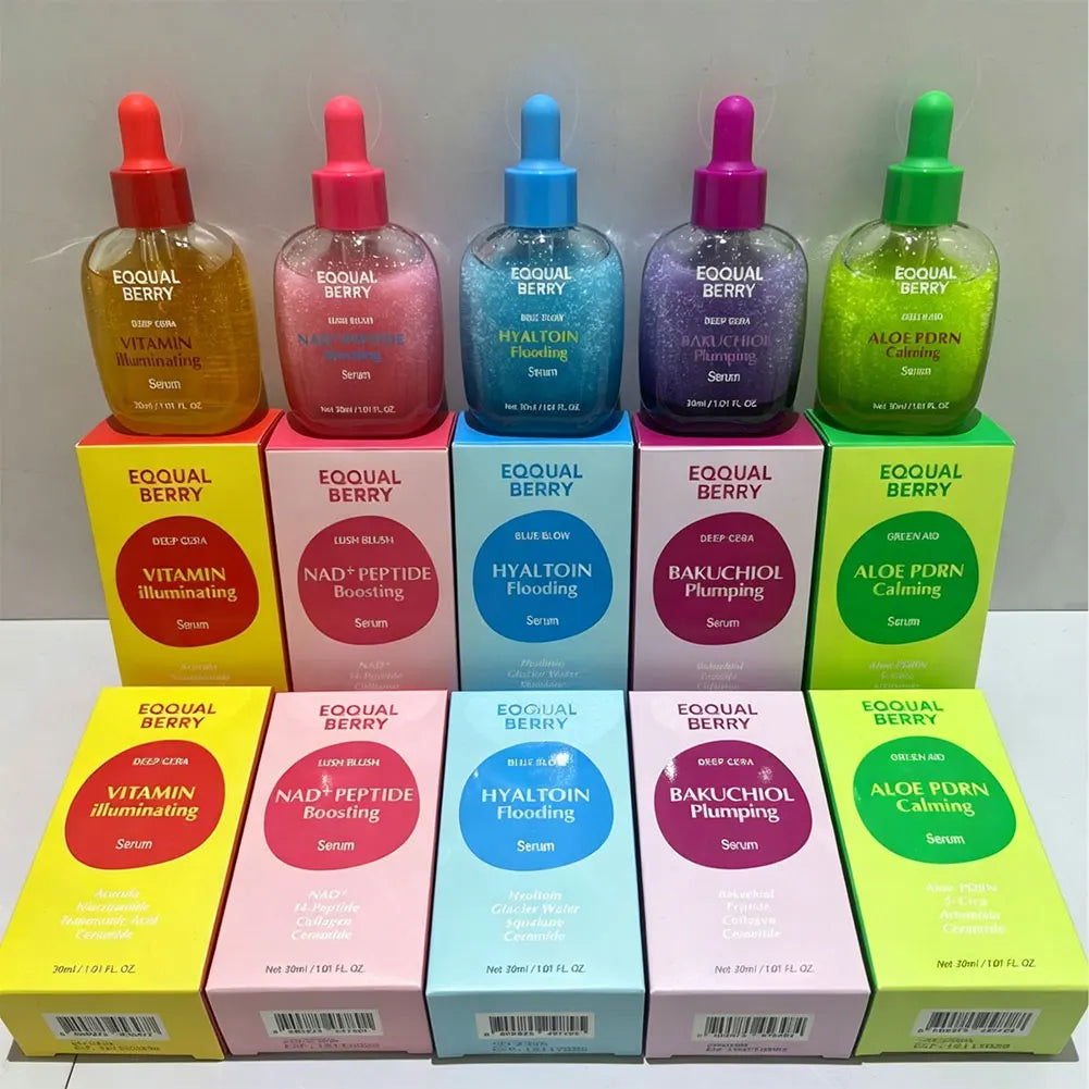 Bakuchiol Plumping Serum with Ceramide & Peptides 30ml | EQQUALBERRY Facial Serum Zpaxo Firming Essence A