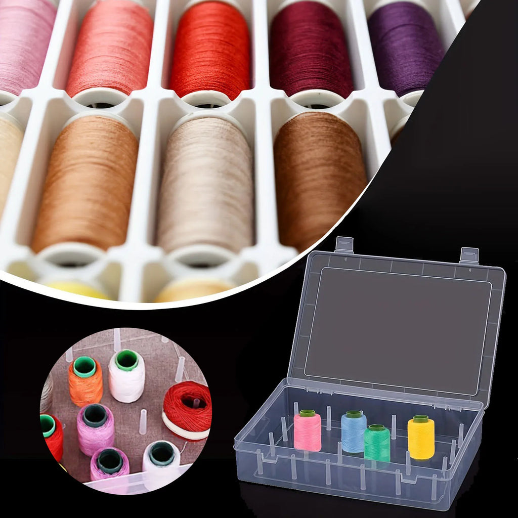 Sewing Thread Storage Box – 24 or 42 Axis Dustproof Organizer Thread Storage Box Zpaxo