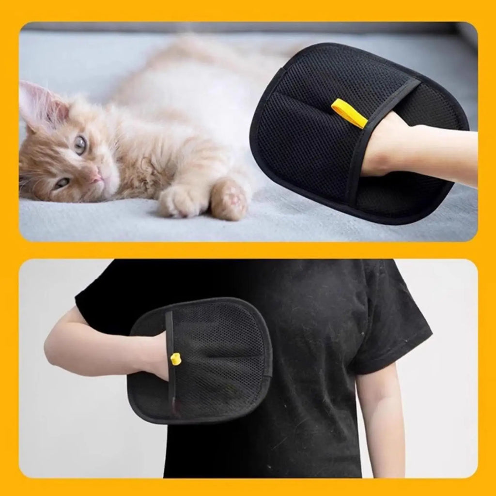 Pet Hair Removal Glove Dog Cat Grooming Glove for Cat rabbits hamsters long,short curly hair Bedsheet Sofa Reusable Pet Glove Zpaxo