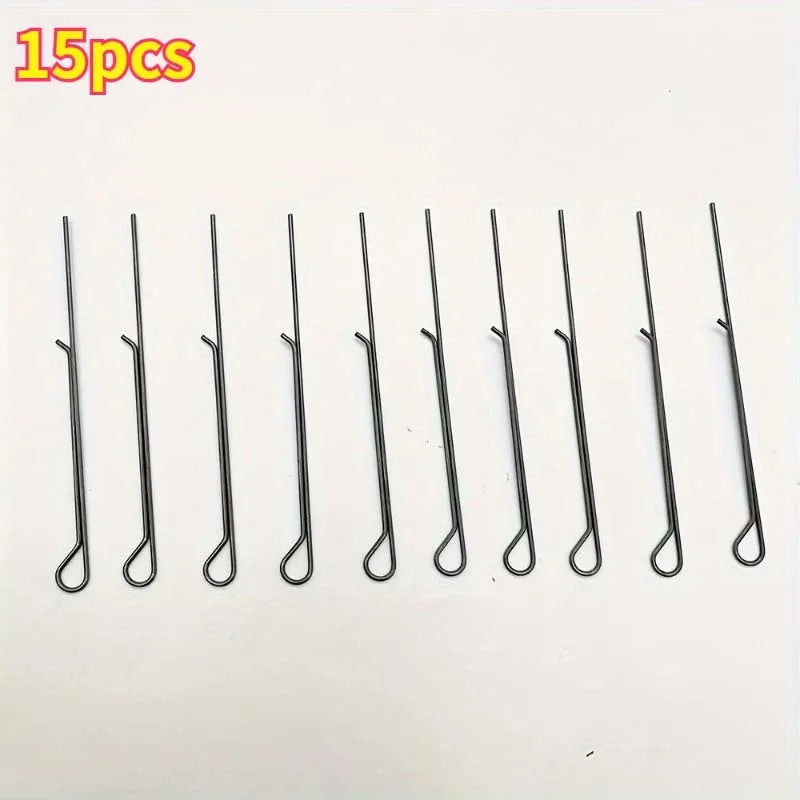 15-Pack Stainless Steel Candle Wick Holders & Centering Clips Candle Making Tool Zpaxo
