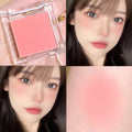 HISYI monochrome blush brightens matte nude makeup natural highlight repair three-dimensional eye shadow makeup Zpaxo 01
