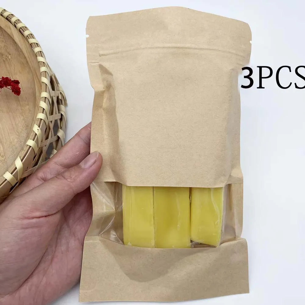 Natural Yellow Beeswax Sticks – Candle Making & DIY Crafts Natural Beeswax Block Zpaxo 3pcs
