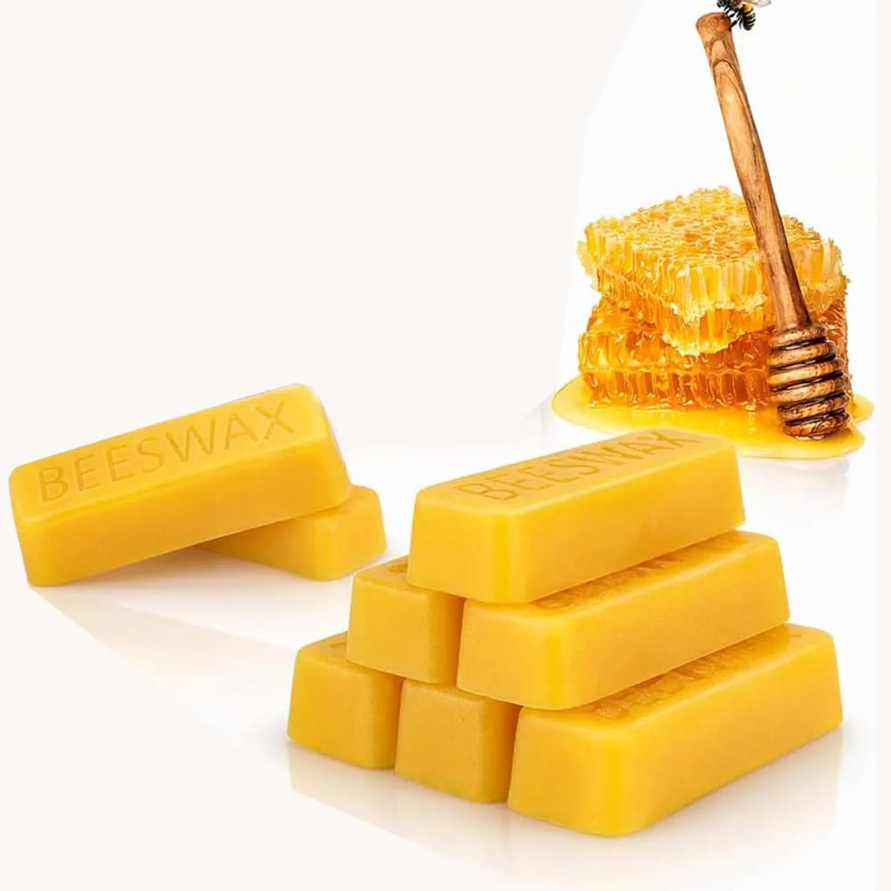 Natural Yellow Beeswax Sticks – Candle Making & DIY Crafts Natural Beeswax Block Zpaxo