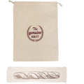 Reusable Linen Bread Storage Bag Unbleached Drawstring Natural Zpaxo 2PCS red