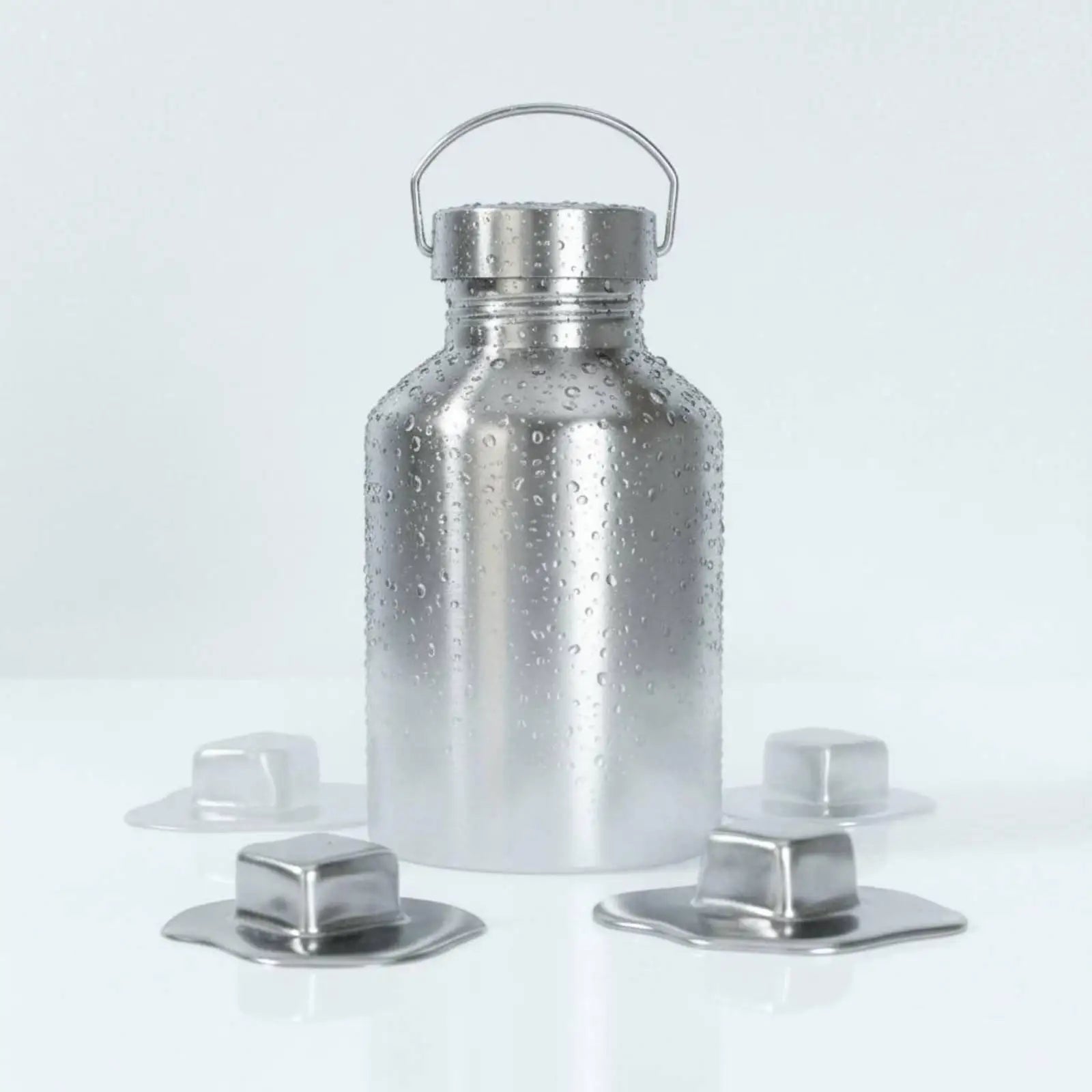 2000ml Stainless Steel Water Jug | Large Capacity Bottle for Athletes Stainless Steel Water Jug Zpaxo