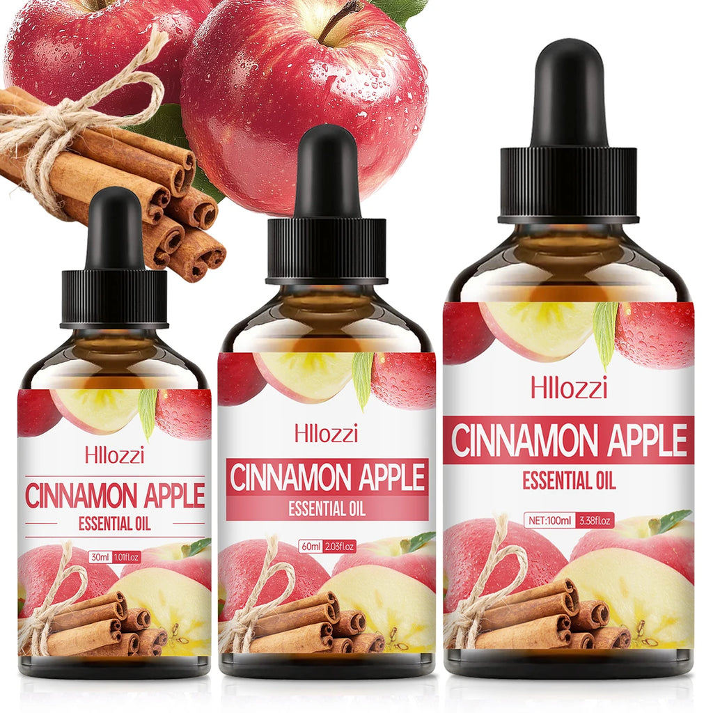 CINNAMON APPLE ESSENTIAL OIL high-quality moisturizing nourishing massage oil with refreshing scent, suitable for all skin types Zpaxo